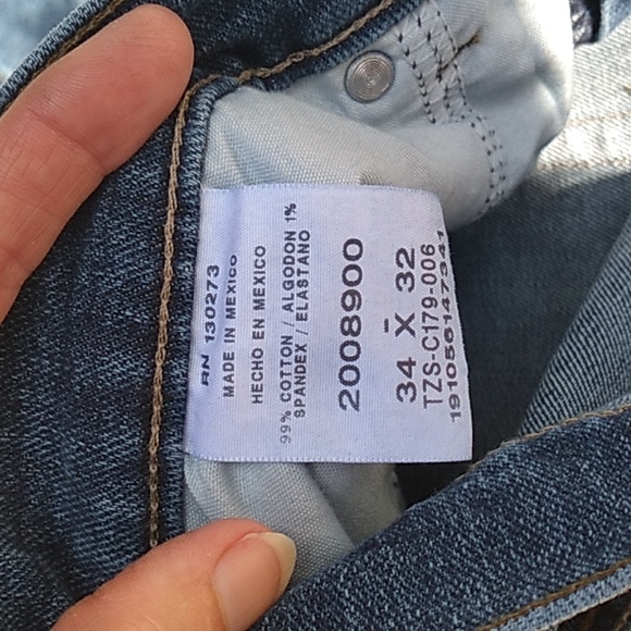 NWT Men's Lee blue jeans  size 35 x 32 *** - Picture 8 of 9